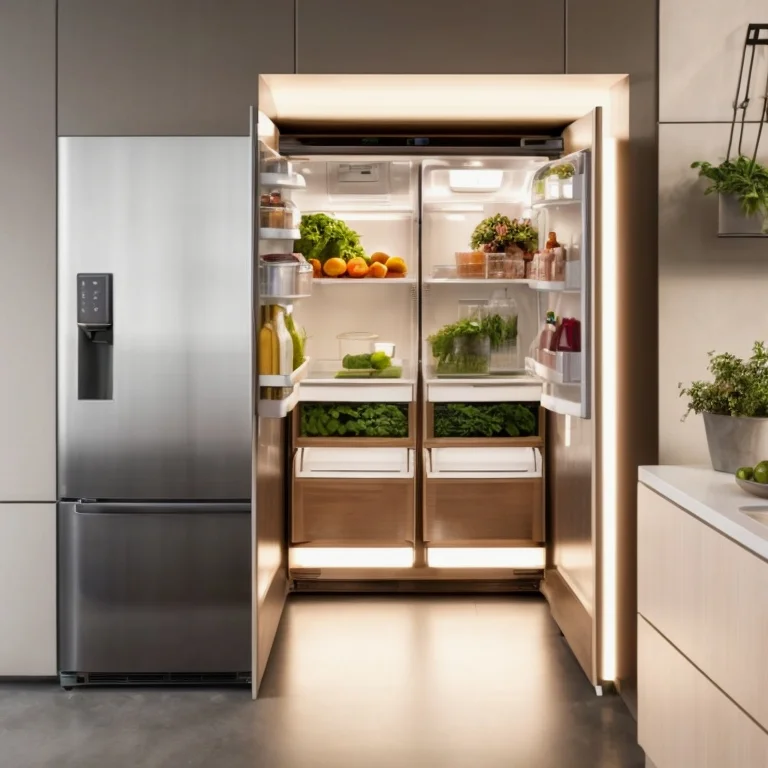 家庭用キッチンでのAI冷蔵庫