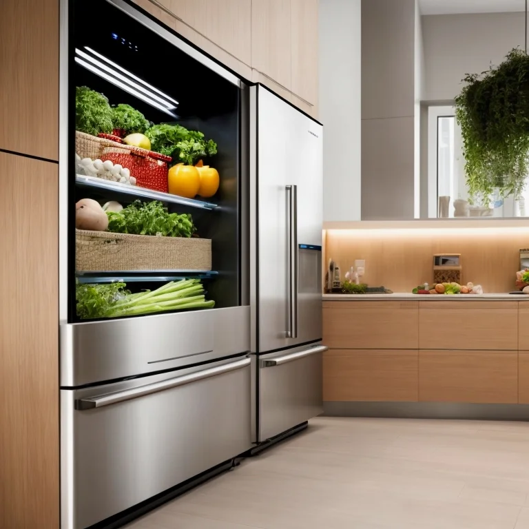 レストラン厨房でのAI冷蔵庫